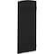 Ekena Millwork Americraft 6-Board (2 Batten) Wood Joined Board-n-Batten Shutters w/Ellipt Top, ARW101BE621X77BLH, PR ARW101BE621X77BLH - alternate 3